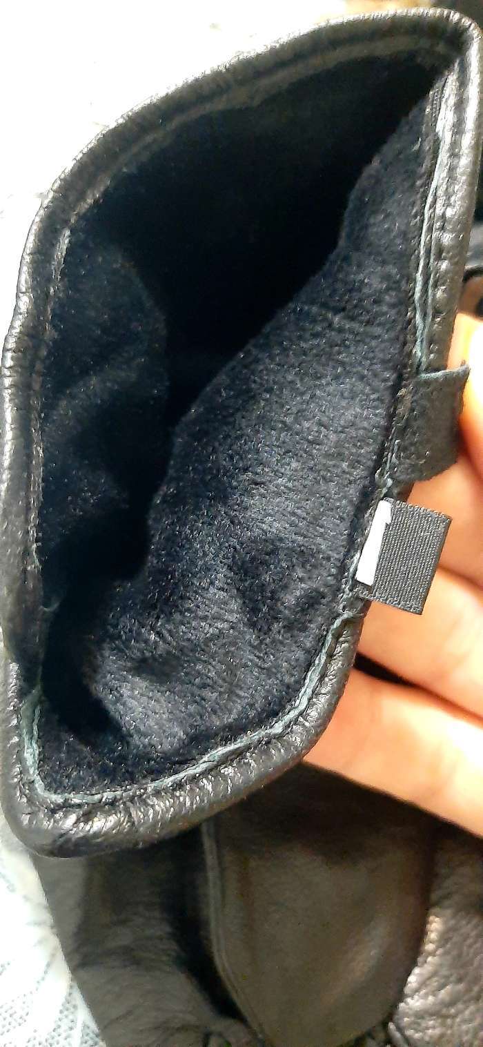 Фотография покупателя товара Перчатки мужские, размер 10, с утеплителем, цвет чёрный - Фото 1