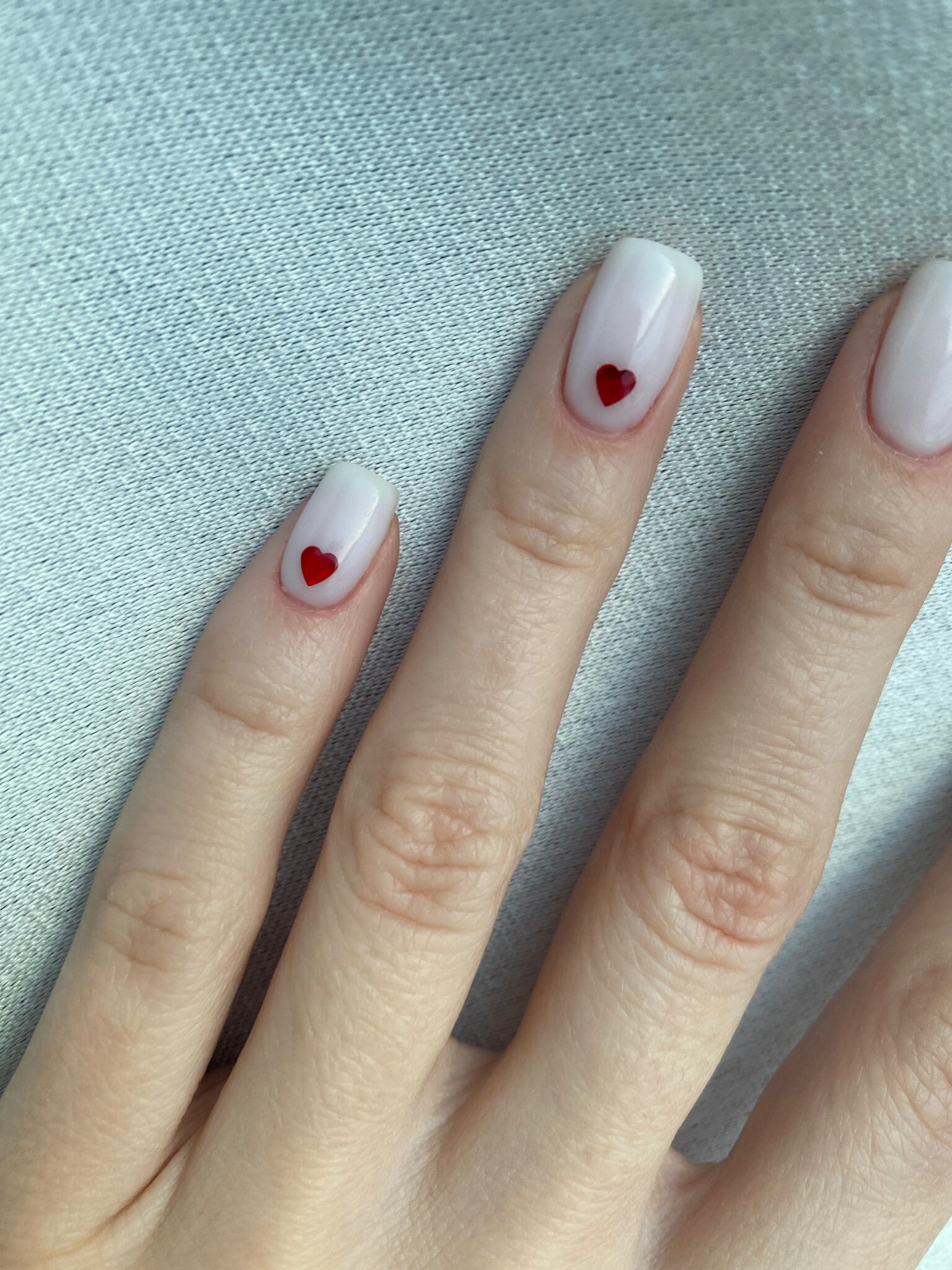 Фотография покупателя товара Пайетки для декора «Сердечки», белые - Фото 4