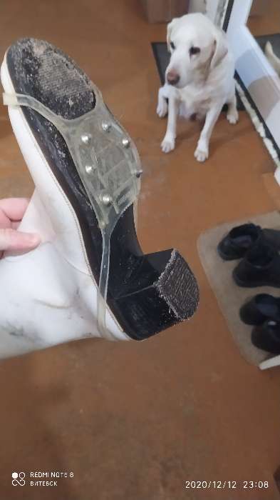 Фотография покупателя товара Ледоходы Стандарт 6+6 шипов для светлой обуви, серые, для 36 - 45 размера - Фото 1