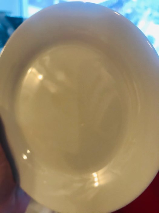 Фотография покупателя товара Тарелка керамическая обеденная Доляна «Моника», d=22,5 см, цвет белый - Фото 3