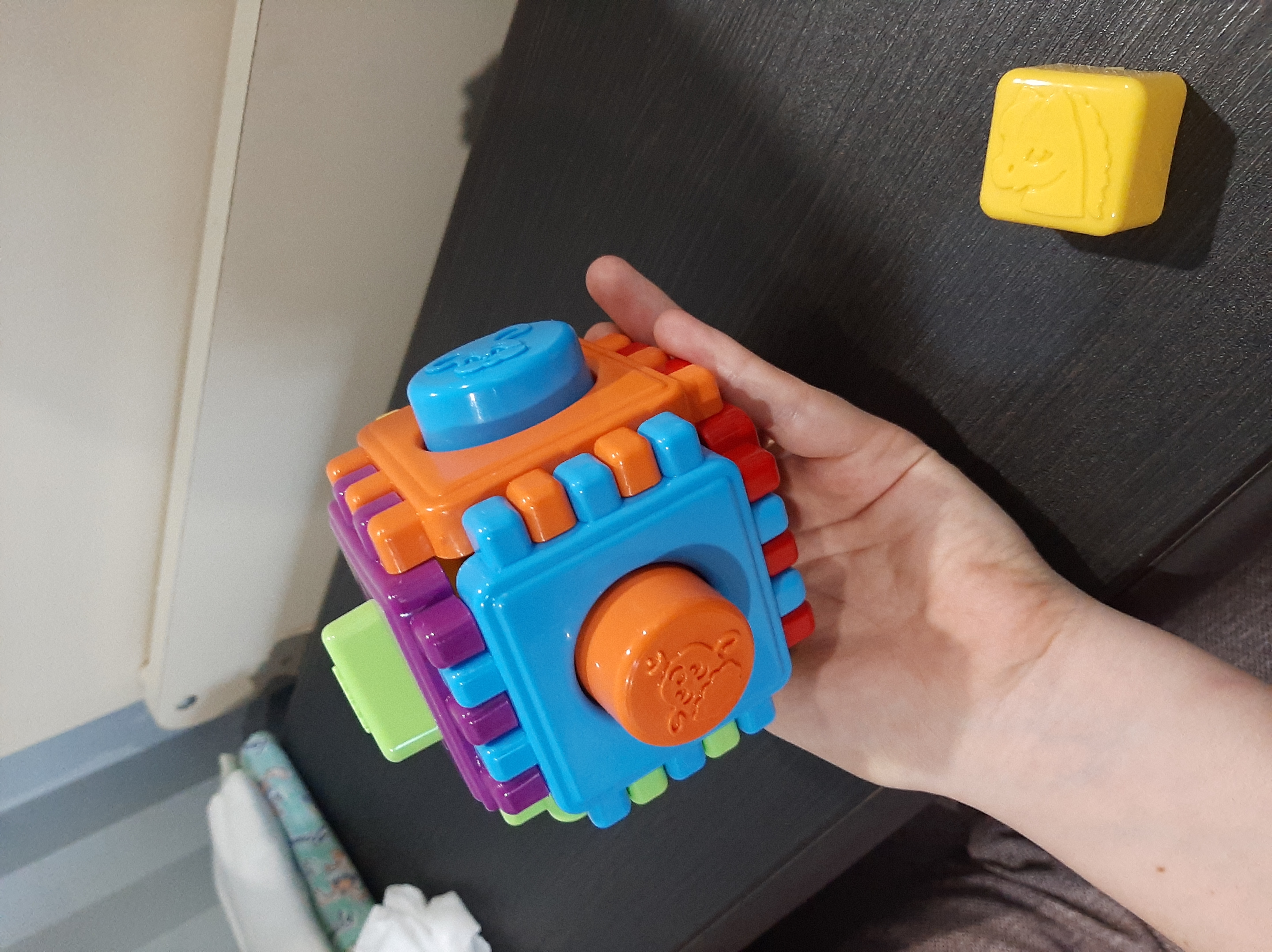 Фотография покупателя товара Развивающая игрушка Логический куб «Геометрик» 10,5х10,5х10,5см. - Фото 24