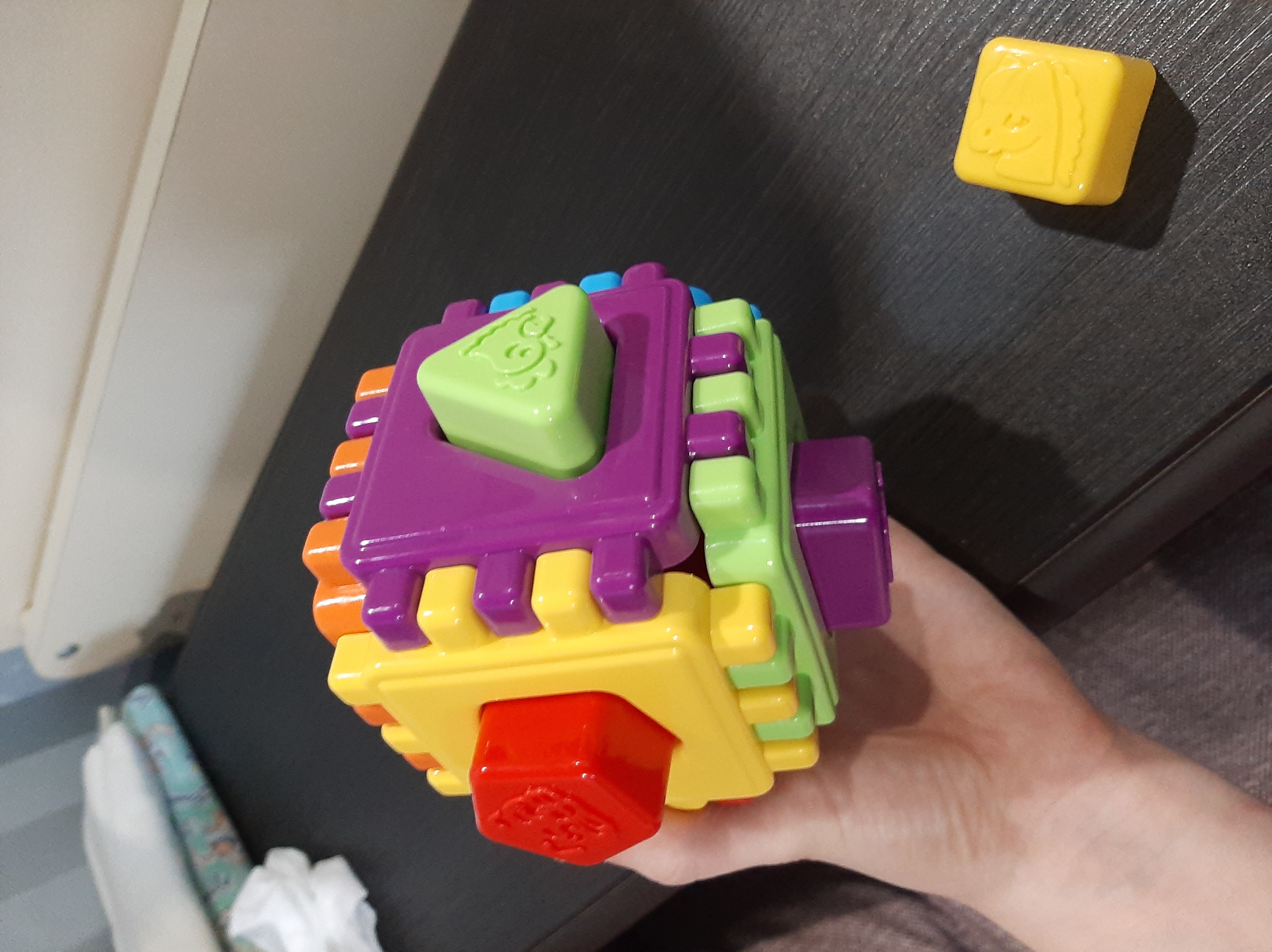 Фотография покупателя товара Развивающая игрушка Логический куб «Геометрик» 10,5х10,5х10,5см. - Фото 23