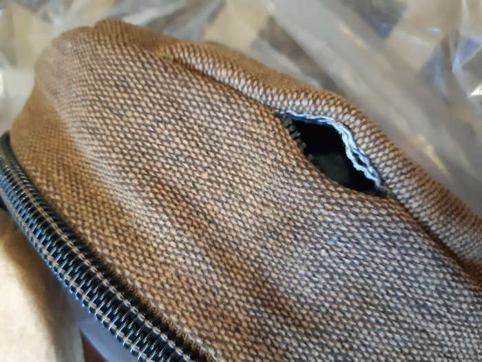 Фотография покупателя товара Рюкзак туристический, 60 л, отдел на молнии, наружный карман, цвет коричневый - Фото 2