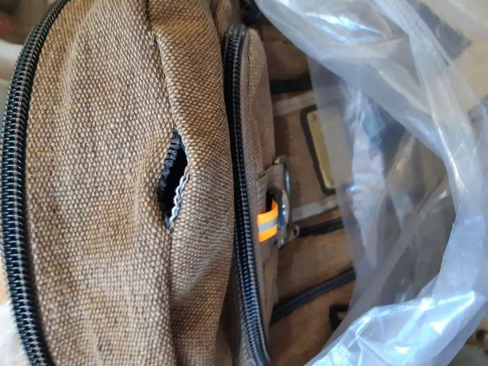 Фотография покупателя товара Рюкзак туристический, 60 л, отдел на молнии, наружный карман, цвет коричневый - Фото 1