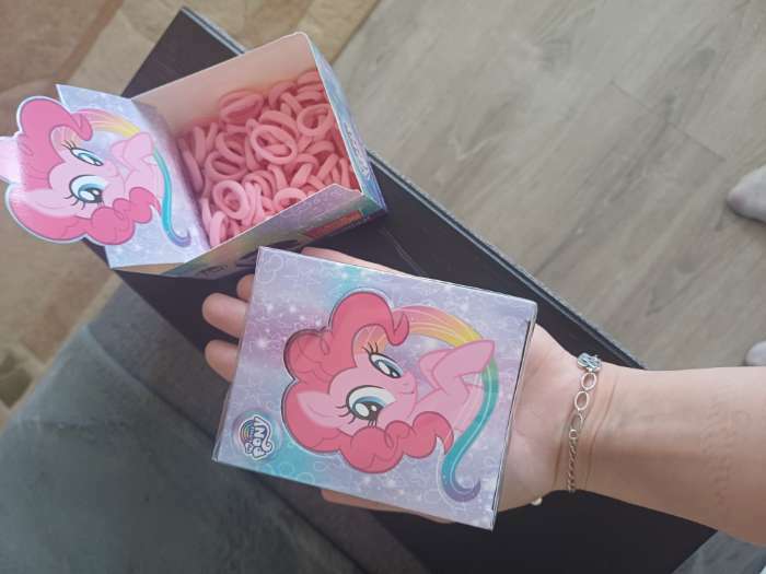 Фотография покупателя товара Резинки для волос, 100 шт, "Пинки Пай", My Little Pony - Фото 3