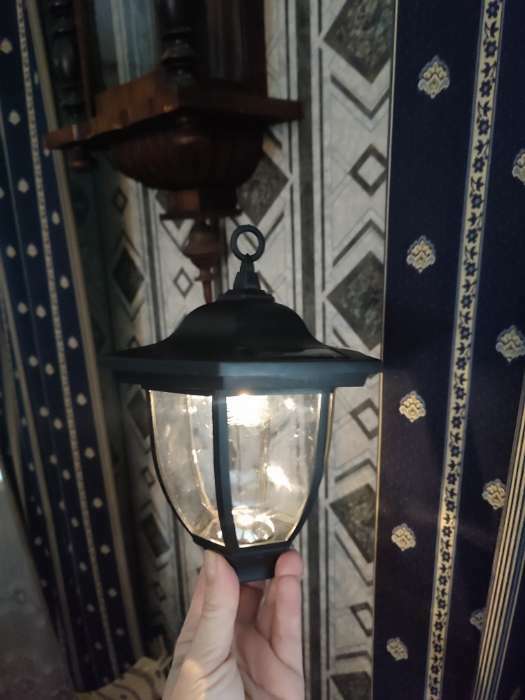 Фотография покупателя товара Садовый светильник «Старт» на солнечной батарее «Фонарь», 14 × 50 × 14 см, свечение белое