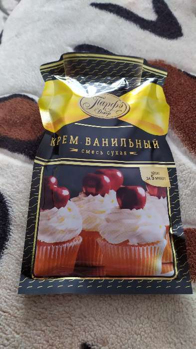 Фотография покупателя товара Крем ванильный для торта, 50 г