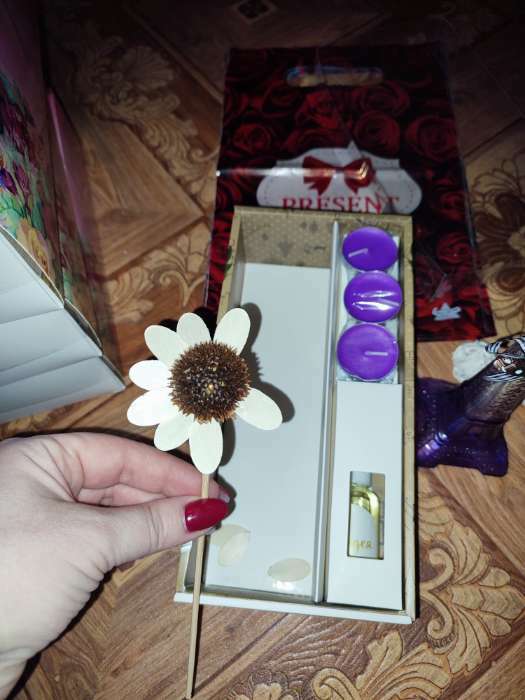 Фотография покупателя товара Набор подарочный "Париж" (диффузор и свечи) орхидея, "Богатство Аромата" 8 марта - Фото 1