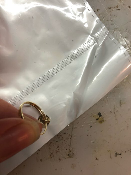 Фотография покупателя товара Основа для брелока кольцо металл с цепочкой золото 1,8х1,8 см набор 40 шт - Фото 12