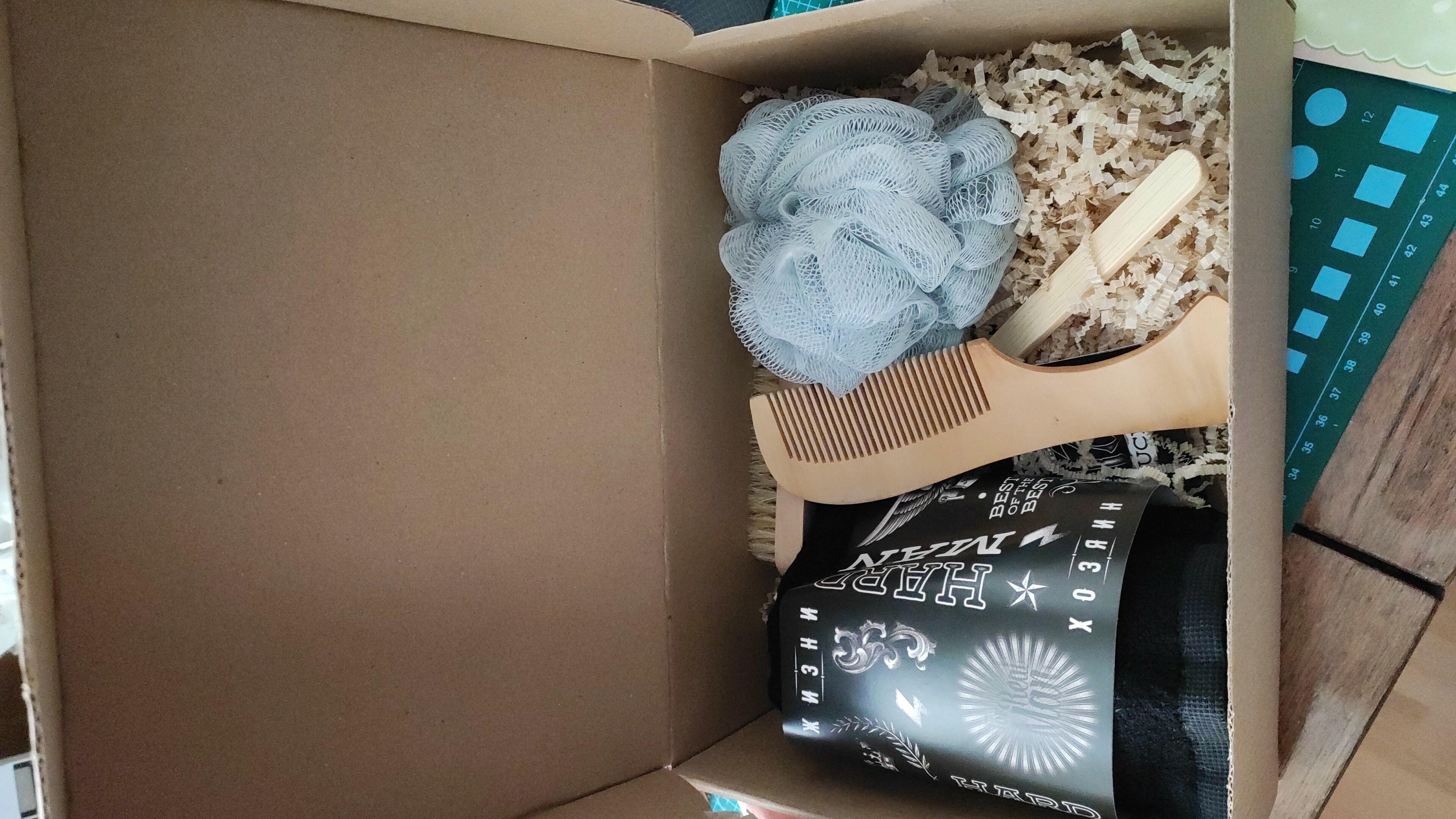 Фотография покупателя товара Набор подарочный Этель Wild man, полотенце 30х60 см и аксессуары - Фото 1