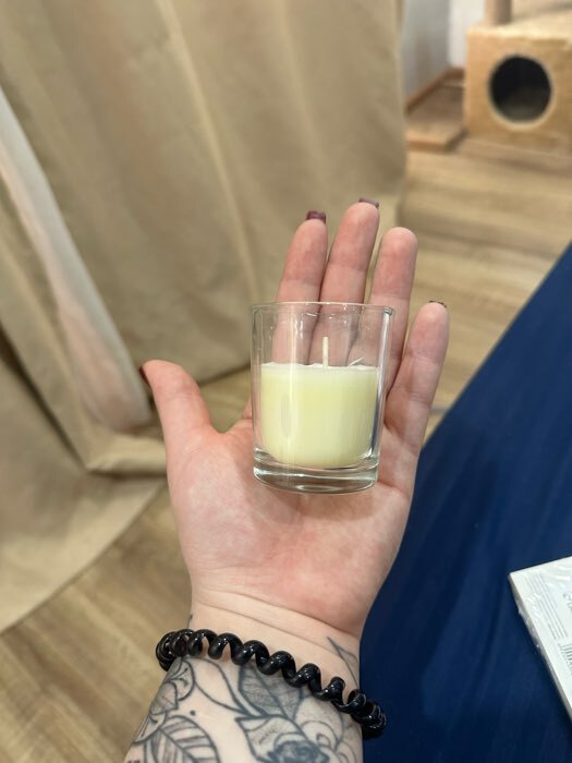 Фотография покупателя товара Свеча  ароматическая в стекле 5х6см, ваниль