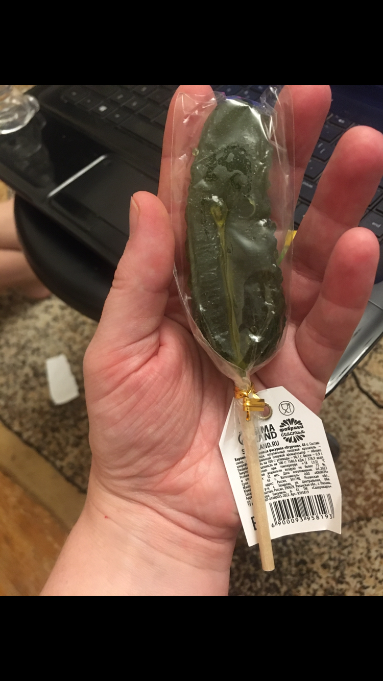 Фотография покупателя товара Леденец на палочке «Сладкому пирожочку», со вкусом персика, 25 г - Фото 6