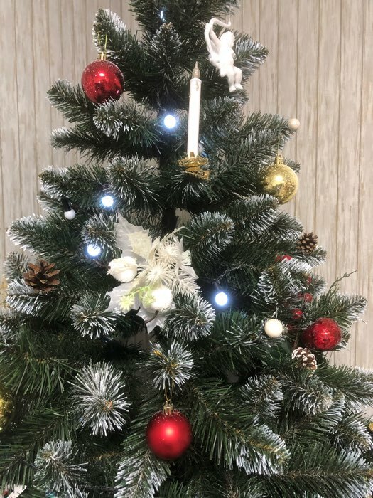 Фотография покупателя товара Украшение ёлочное "Новогодняя свеча" 1,5х11 см (набор 2 шт) белый - Фото 3