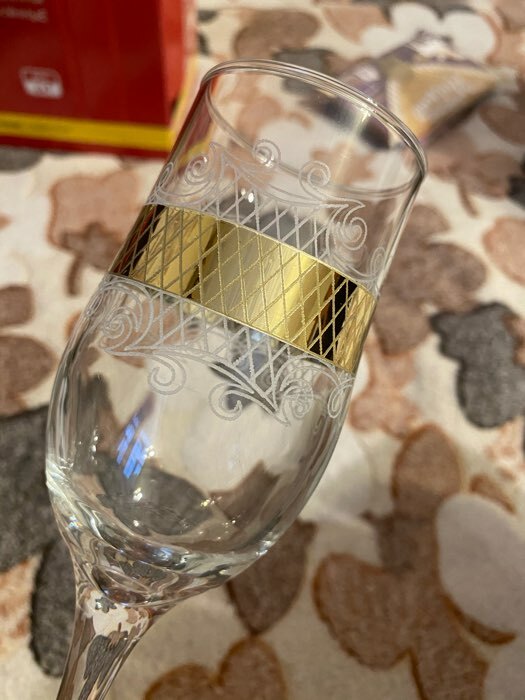 Фотография покупателя товара Набор бокалов для шампанского «Винтаж», 200 мл, 6 шт - Фото 2