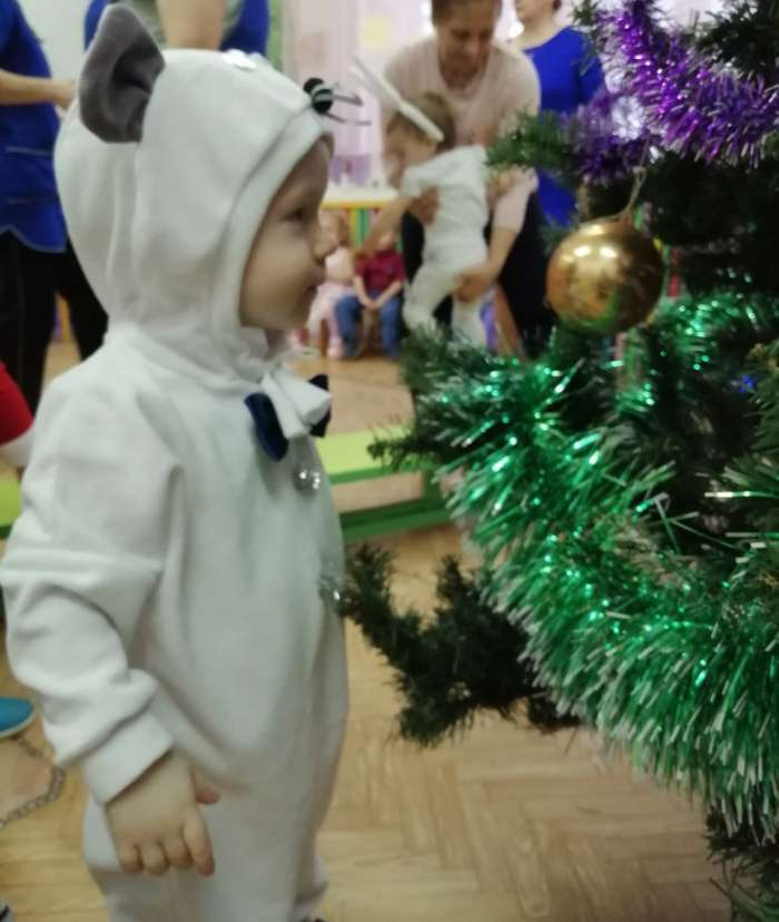Фотография покупателя товара Карнавальный костюм для малышей «Мышонок с бабочкой», велюр, хлопок, рост 74-92 см - Фото 1