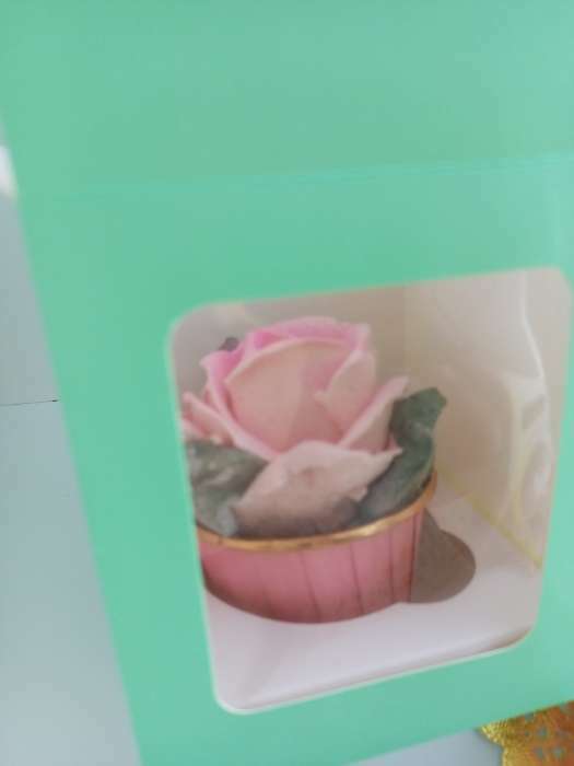 Фотография покупателя товара Упаковка под один капкейк, зеленая, 9,2 х 9,2 х 11,1 см - Фото 5