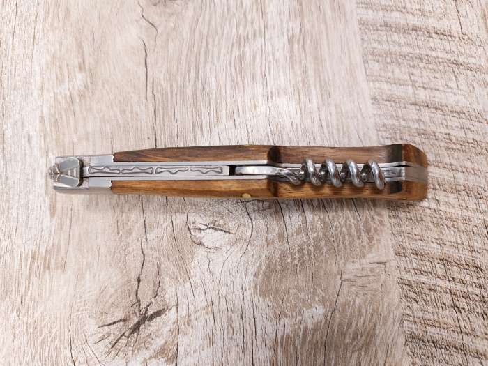 Фотография покупателя товара Нож складной "Плющ" 21см, клинок 95мм/3мм, со штопором, рукоять дерево - Фото 3