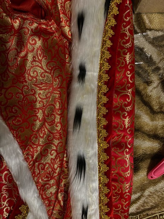 Фотография покупателя товара Карнавальный костюм «Король», (бархат и парча), размер 36, рост 146 см - Фото 1