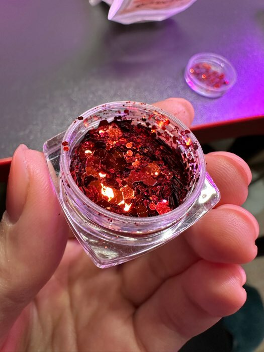 Фотография покупателя товара Блёстки для декора, разноразмерные, цвет золотистый - Фото 10