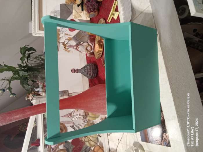 Фотография покупателя товара Кашпо деревянное 25,5×16,5×17,5 см "Мария", ручки боковые, МДФ, мята - Фото 7
