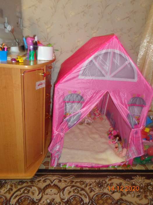 Фотография покупателя товара Палатка детская игровая «Загородный дом» - Фото 5