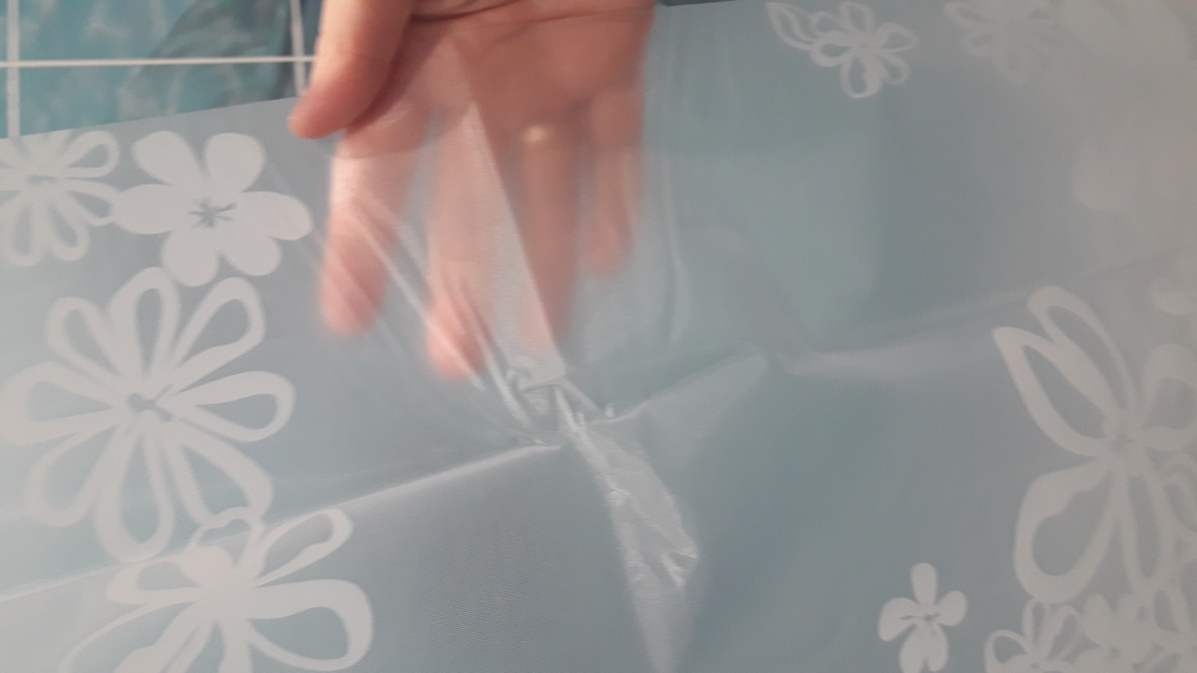 Фотография покупателя товара Штора для ванной Доляна «Ажур», 180×180 см, EVA, цвет белый - Фото 8