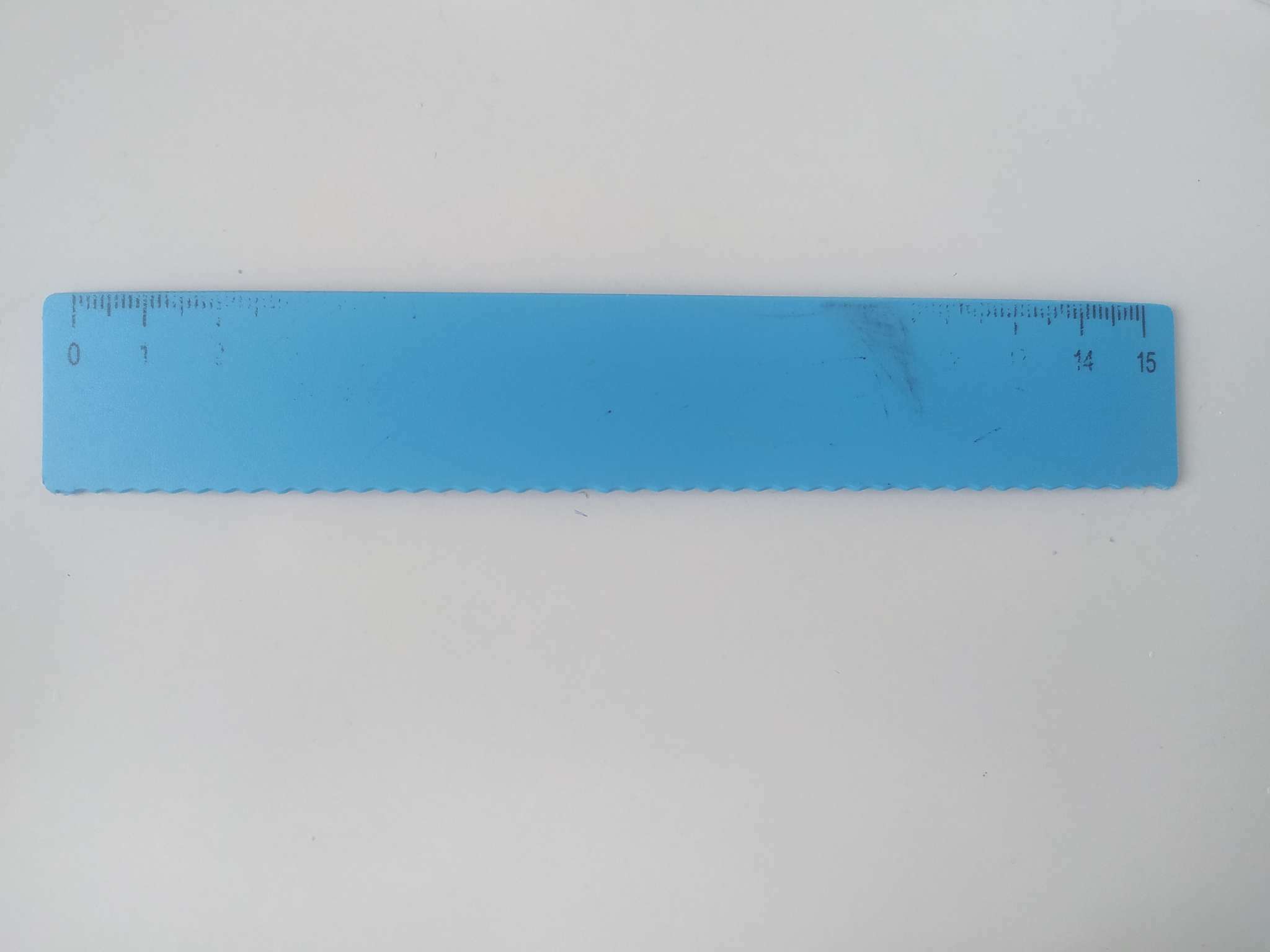 Фотография покупателя товара Линейка гибкая 15см ErichKrause "Bubble Gum", с волнистым краем, пластиковая, голубая, в флоупаке - Фото 1
