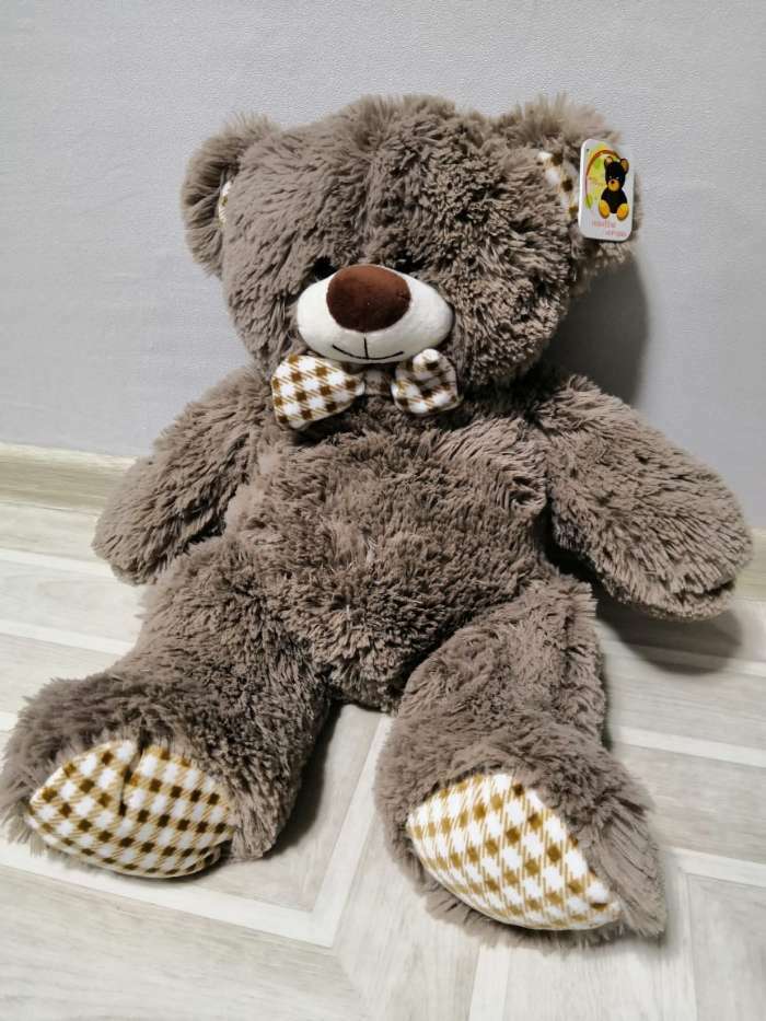 Фотография покупателя товара Мягкая игрушка «Медведь Тоффи», 50 см, цвет кофейный - Фото 1