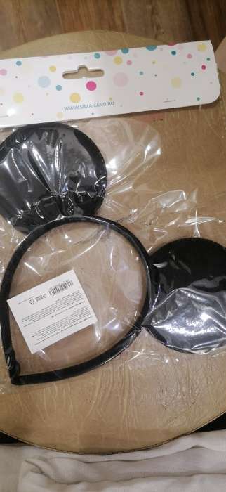 Фотография покупателя товара Карнавальный ободок «Чёрная мышь», с ушками - Фото 1