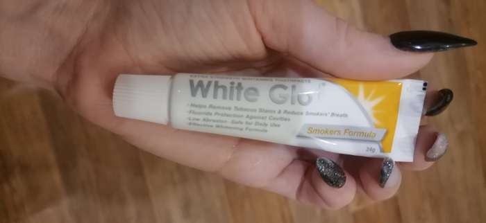 Фотография покупателя товара Отбеливающая зубная паста White Glo, для курящих, 24 г