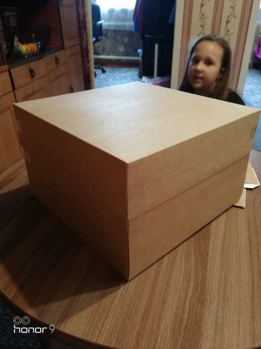 Фотография покупателя товара Коробка подарочная складная крафтовая, упаковка, 26х26х8 см - Фото 14