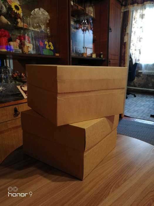 Фотография покупателя товара Коробка подарочная складная крафтовая, упаковка, 26х26х8 см - Фото 15