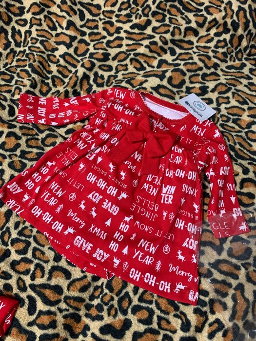 Фотография покупателя товара Боди-платье Крошка Я "Joy", рост 74-80 см, цвет красный - Фото 1