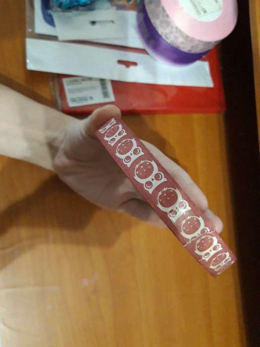 Фотография покупателя товара Лента хлопковая «Совы», 15 мм, 23 ± 1 м, цвет красный/бежевый - Фото 1