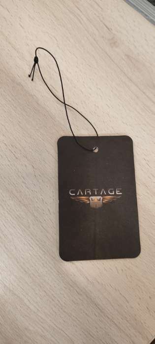 Фотография покупателя товара Ароматизатор подвесной Cartage, Лимон, картонный - Фото 3