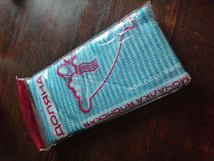Фотография покупателя товара Мочалка для тела Доляна «Японская», 90 см, в полоску, цвет МИКС