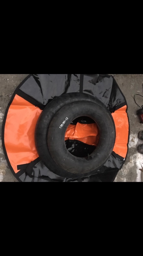 Фотография покупателя товара Тюбинг-ватрушка «Вихрь», диаметр чехла 120 см, цвета МИКС - Фото 9