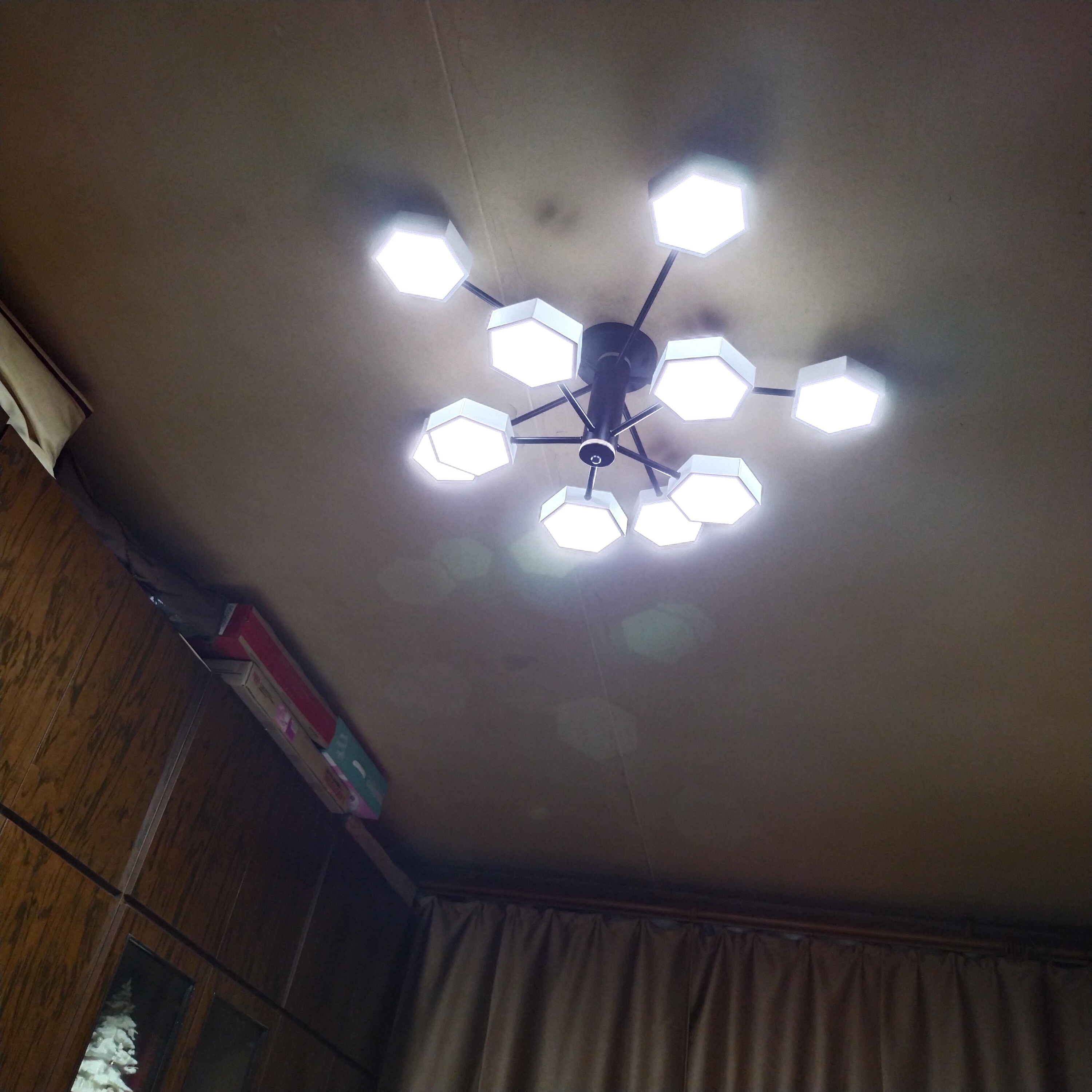 Фотография покупателя товара Люстра 1318/10WT LED 240 Вт 3000-6000К белый 87×90×25 см BayerLux - Фото 1