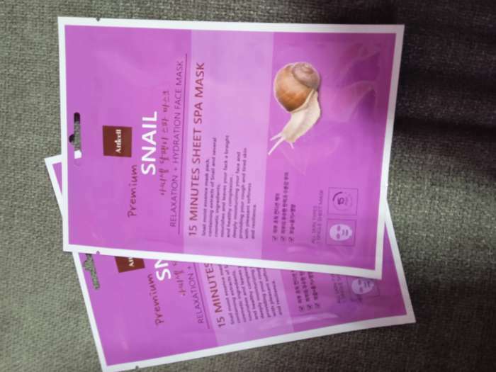 Фотография покупателя товара Тканевая маска Atticell с экстрактом улитки, 25 мл - Фото 1