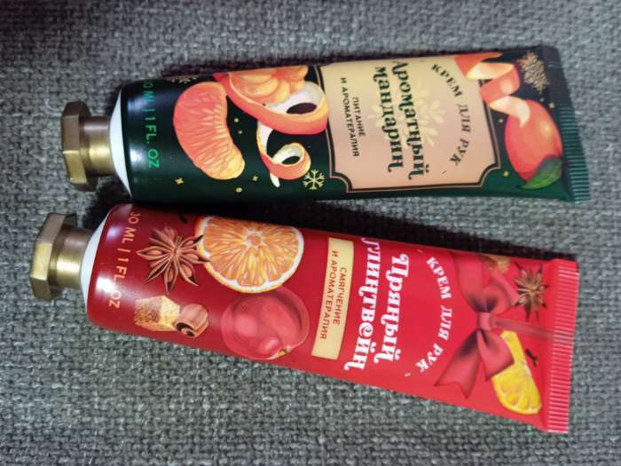 Фотография покупателя товара Крем для рук, питание и ароматерапия, 30 мл, аромат мандарин, ЧИСТОЕ СЧАСТЬЕ