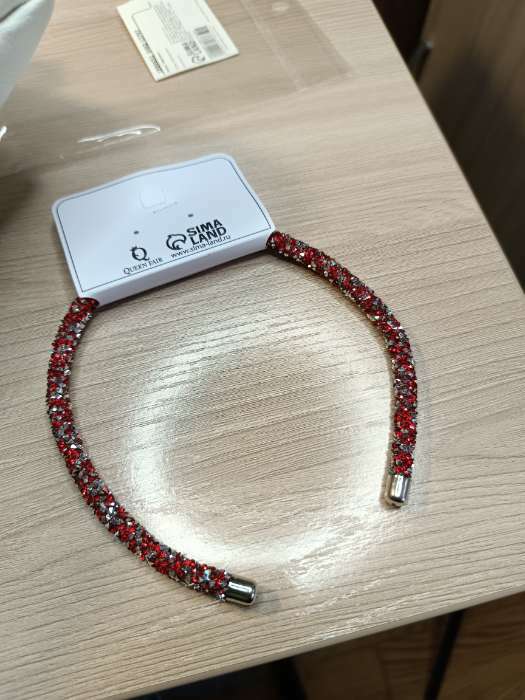 Фотография покупателя товара УЦЕНКА Колье «Шанталь», цвет красный,30 см - Фото 1