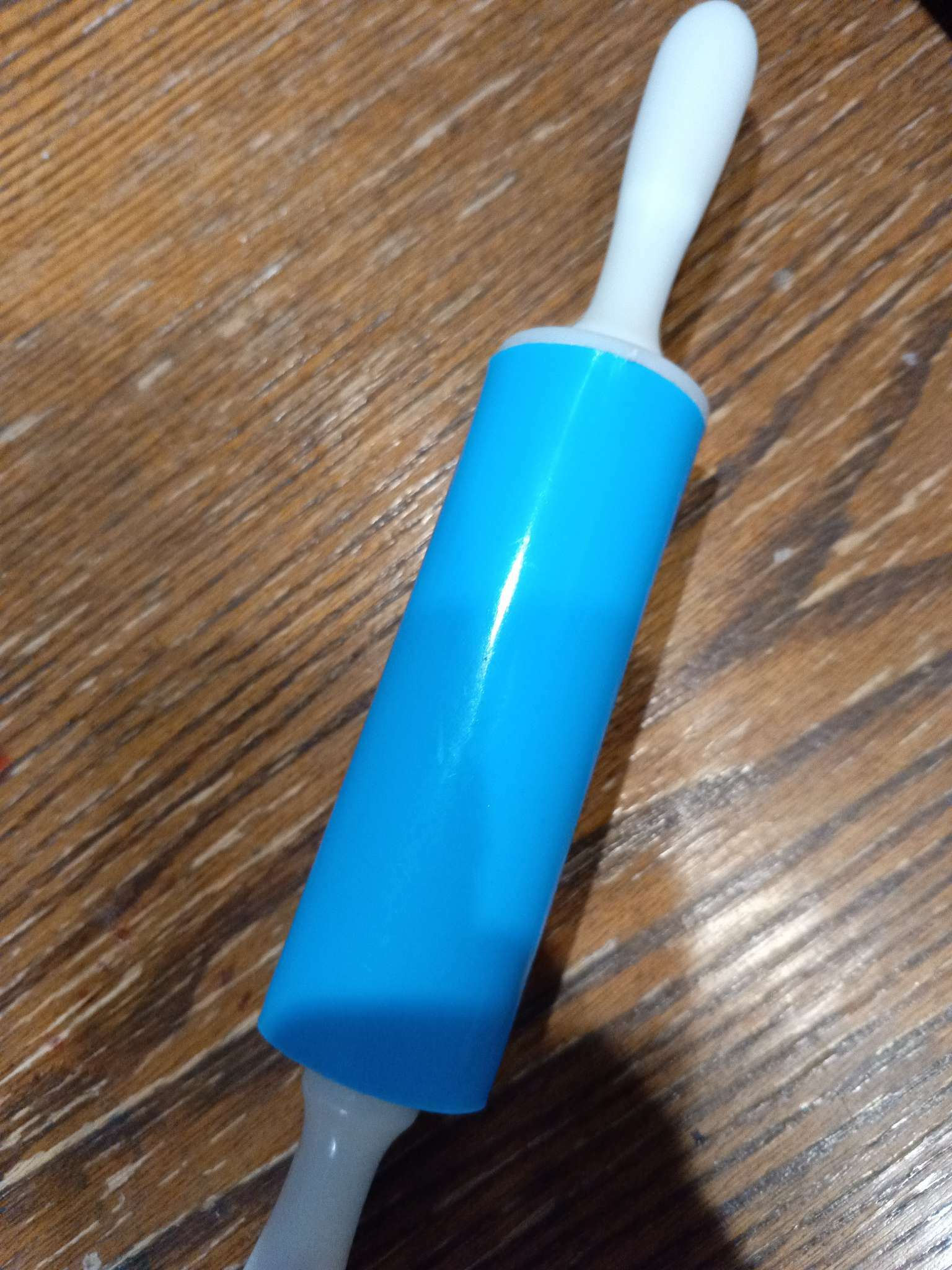 Фотография покупателя товара Скалка пластиковая малая, 21 см, цвет МИКС