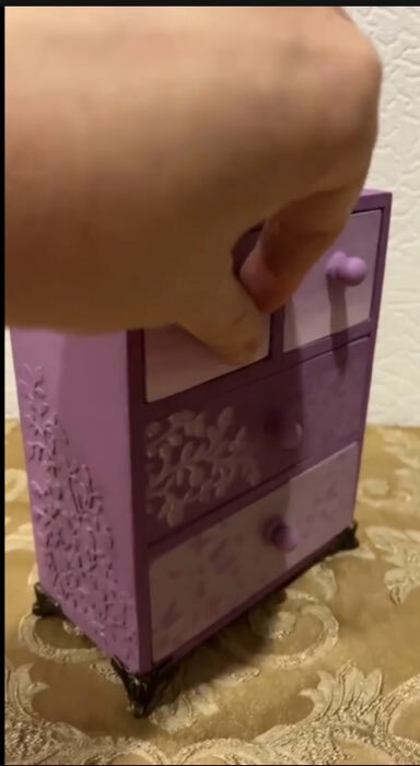 Фотография покупателя товара Уголок (ножка) для шкатулки металл «Рептилия», набор 4 шт., 1.5×2×1.5 см - Фото 2