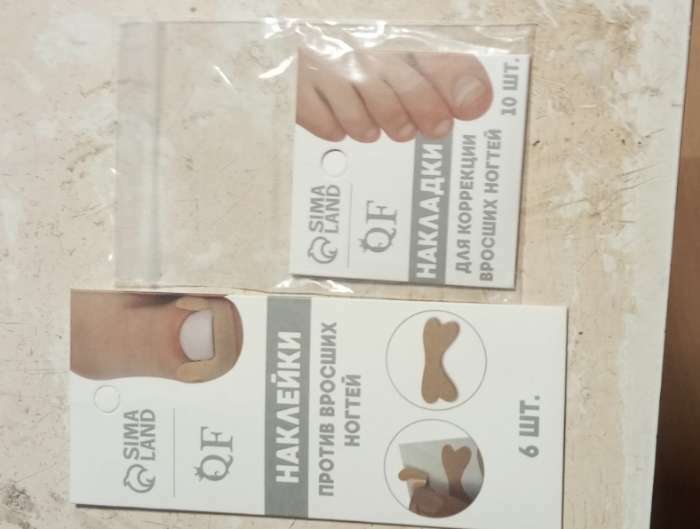Фотография покупателя товара Набор корректоров для вросших ногтей, 10 шт, цвет белый