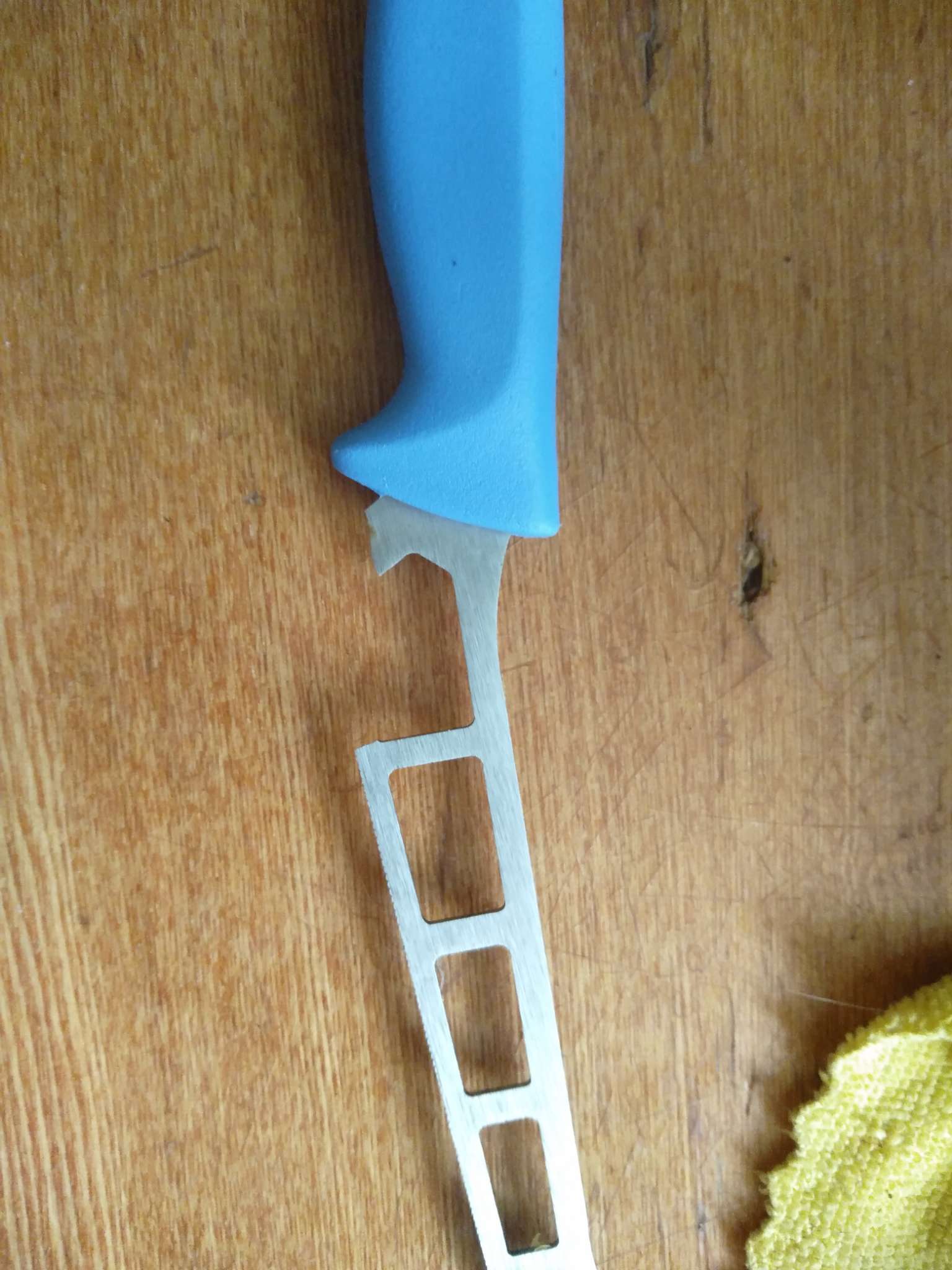 Фотография покупателя товара Нож для сыра Peynir,13 см, цвет синий - Фото 1