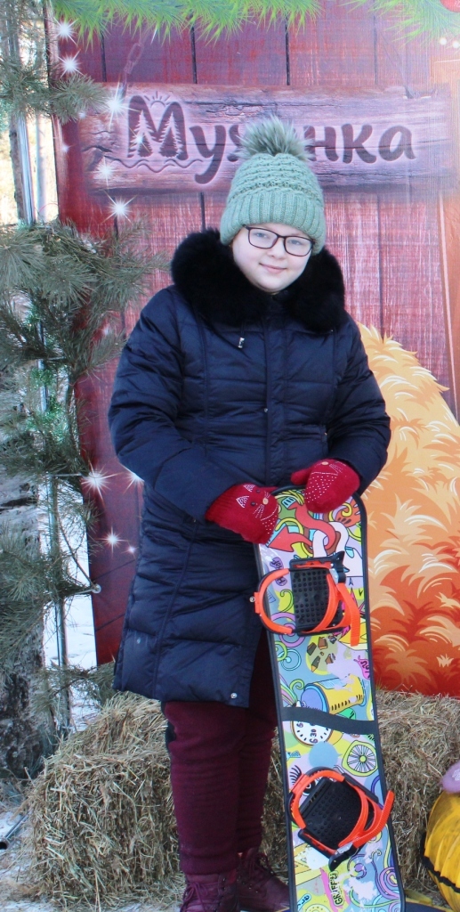 Фотография покупателя товара Сноуборд детский с креплениями