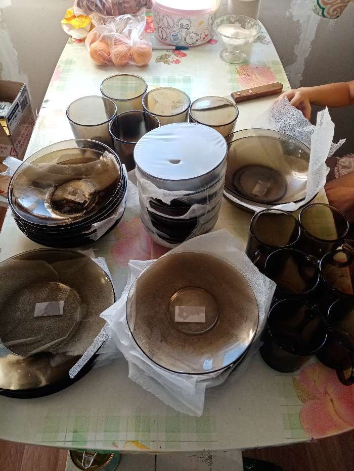 Фотография покупателя товара Набор столовый Basilico, 44 предмета, цвет коричневый - Фото 2