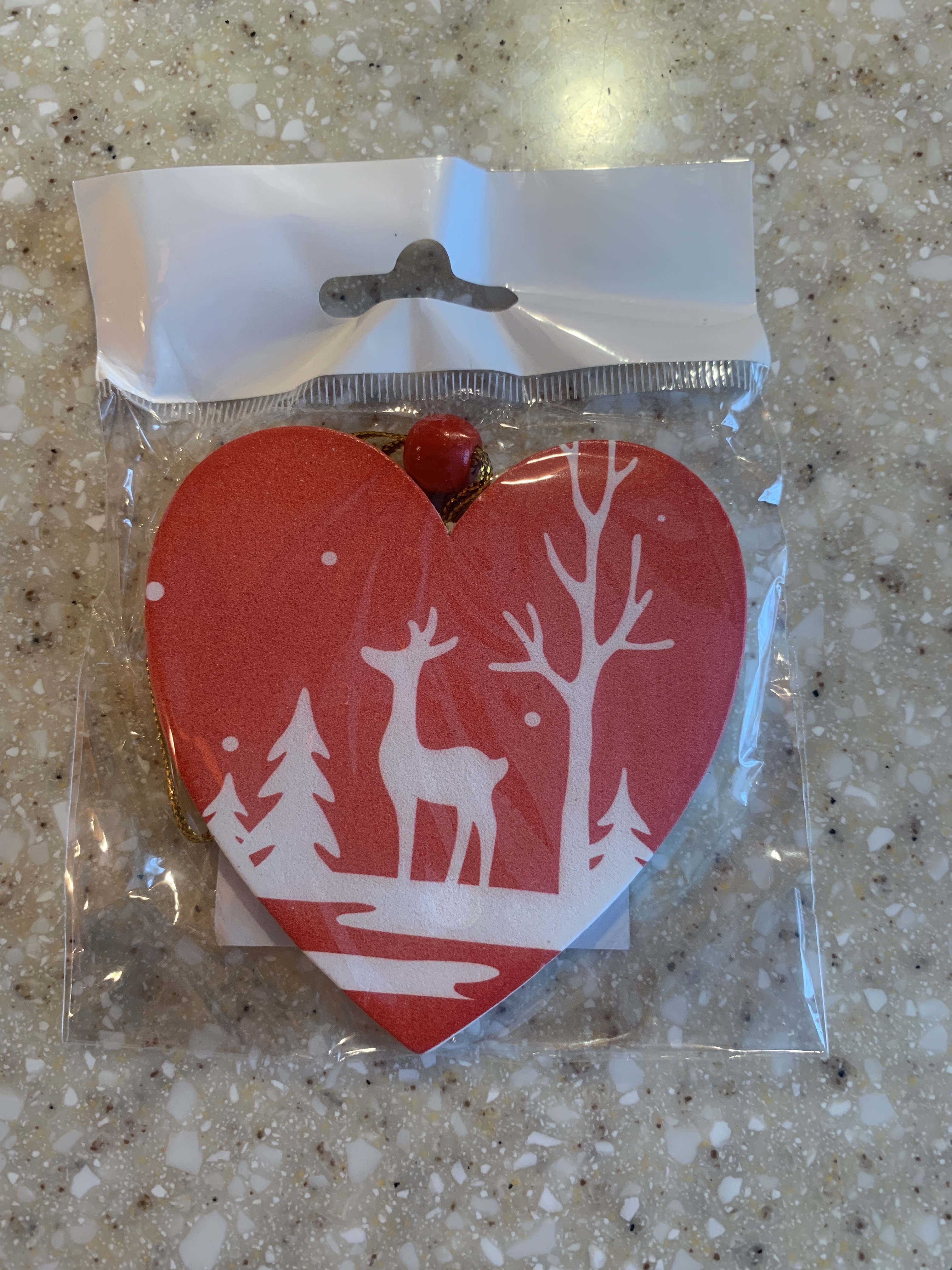 Фотография покупателя товара Подвеска декоративная «Зимний лес полон чудес» в форме сердца