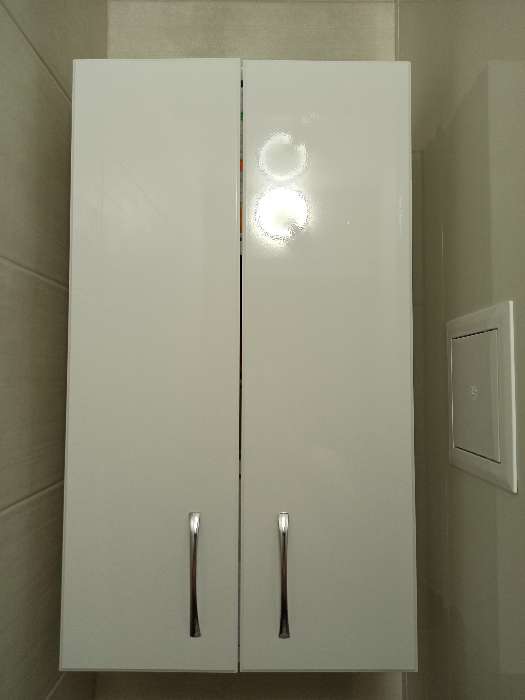 Фотография покупателя товара Шкаф навесной для ванной комнаты "ПШ 40", 80 х 40 х 23,6 см - Фото 2