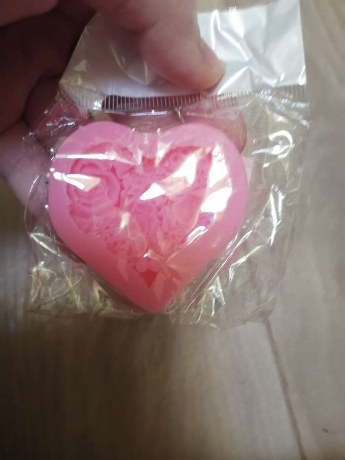 Фотография покупателя товара Молд «Цветочное сердце», 5,5×5 см